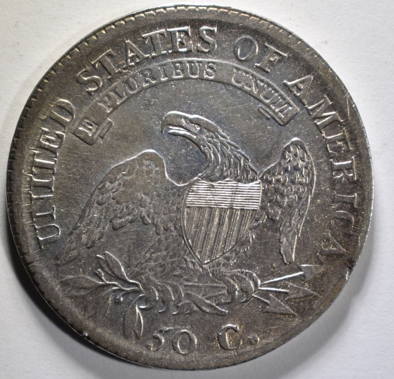 1812 CAPPED BUST HALF DOLLAR AU