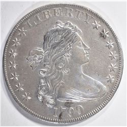 1799 BUST SILVER DOLLAR  AU