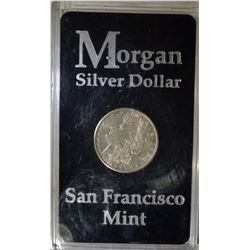 1921-S MORGAN DOLLAR CH BU IN PLASTIC CASE