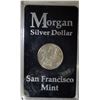 Image 1 : 1921-S MORGAN DOLLAR CH BU IN PLASTIC CASE