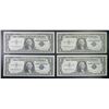 Image 1 : 4- CU $1 SILVER CERTS- CONSEQUTIVE