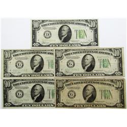 5- $10 FEDERAL RESERVE NOTES