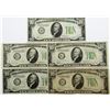 Image 1 : 5- $10 FEDERAL RESERVE NOTES