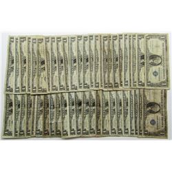 50- $1 SILVER CERTIFICATES
