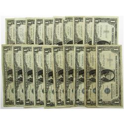 20-STAR NOTSE $1 SILVER CERTIFICATES