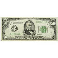 1928A $50 FED RSV NOTE- CLEVELAND