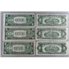 Image 2 : 6- $1 SILVER CERTIFICATES