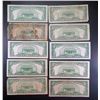 Image 2 : 10- $5 RED SEAL U.S. NOTES