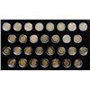 Image 1 : 30-INDIAN HEAD CENTS 1880 THRU 1909