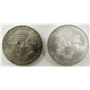 Image 2 : 1986 & 2008 AMERICAN SILVER EAGLES