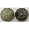 Image 2 : 1994 & 1993 AMERICAN SILVER EAGLES
