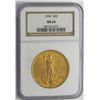 Image 1 : 1924 $20 ST GAUDENS GOLD NGC MS 64