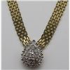 Image 1 : STUNNING 10k GOLD & DIAMOND NECKLACE