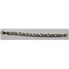 Image 1 : MENS BRACELET 10k GOLD & STERLING & DIAMONDS