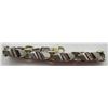 Image 2 : MENS BRACELET 10k GOLD & STERLING & DIAMONDS