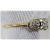 Image 2 : VINTAGE WEDDING RING 14k TWO TONE w/DIAMOND