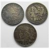 Image 1 : 3 - TONED SILVER DOLLARS: 1900-O, 1898, 1934-D