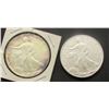 Image 1 : 1987 & 1997 AMERICAN SILVER EAGLES