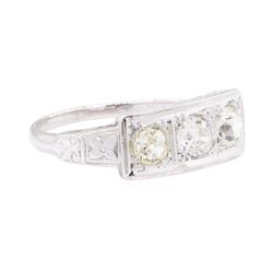 1.00 ctw Diamond Ring - 14KT White Gold