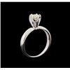 Image 4 : 0.50 ctw Diamond Ring - Platinum