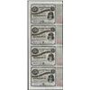 Image 1 : Uncut Sheet of (4) State of Louisiana Baby Bond Obsolete Notes