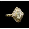 Image 1 : 1.50 ctw Diamond Ring - 14KT Yellow Gold