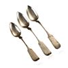 Image 1 : 3 Fiddle Tip Coin Silver Spoons 1835