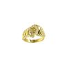 Image 2 : 0.25 ctw Diamond Cocktail Ring - 14KT Yellow Gold