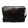 Image 1 : MCM M. Moment Black Leather Messenger Bag