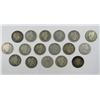 Image 1 : BARBER QTR LOT of 17 COINS