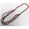 Image 2 : 3 Strand Coral & Turquoise Necklace