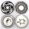 Image 1 : 4 Anasazi Traders Mimbres Designed Ceramic Plates