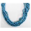 Image 1 : Navajo Sterling & 5 Strand Turquoise Necklace