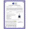 Image 2 : 0.20 CTW Blue Color Diamond Square Cluster Pendant 10KT White Gold - REF-18N2F