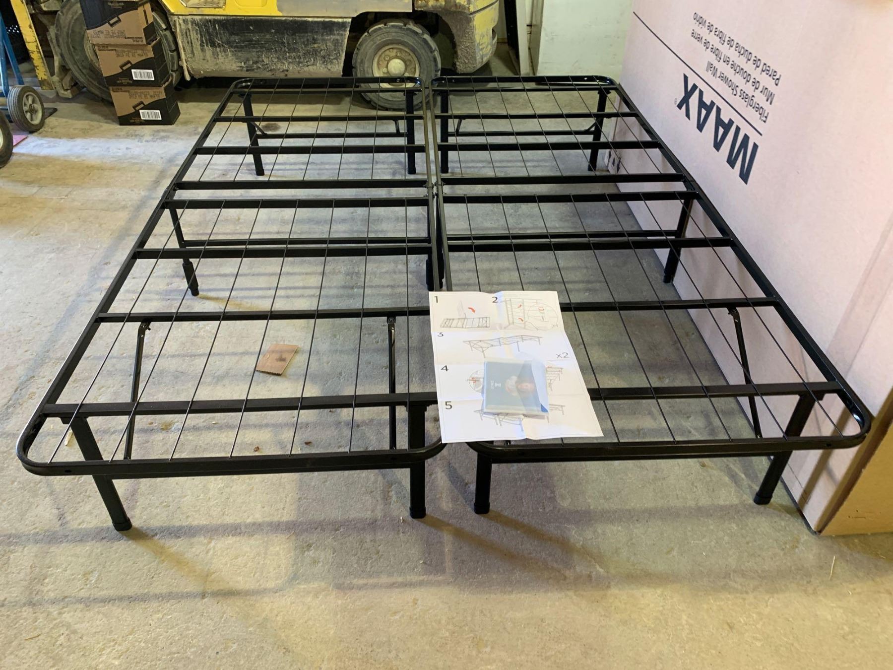 Set of two folding cot bases twin or queen