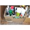 Image 1 : Box of Spray WD40, Cleaners, etc.