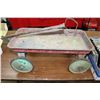 Image 1 : Small Collectible Red-Bird Wagon with Hard Rubber Tires - Very Old & Quite Rare