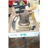 Image 1 : Box w/Hand Scythe; Blow Torch & 2 Brass Lamp Pumps