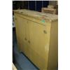 Image 1 : Primitive Cabinet with 2 Doors & Shelves