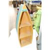 Image 1 : Dory Shaped Knick Knack Shelf - approx. 22 1/2" x 8"