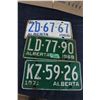 Image 1 : 3 License Plates