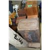 Image 1 : Box of Liquor Boxes and "Biddy Box"