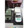 Image 1 : 2 Mounted Toy Models - 1 is an Army Tank & 1 is Dodge Ram 3500