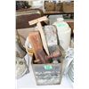 Image 1 : Nabob Tin with 2 Spigots, Wooden Box & Churn Plunger