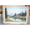 Image 1 : Oil Painting - Trees & Water