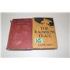 Image 1 : 2 Zane Grey Books- 'The Last of the Plainsmen' & 'The Rainbow Trail'