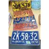 Image 1 : 5 Old License Plates (Oldest - 1950)