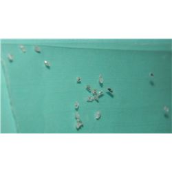 GEMSTONES - GENUINE DIAMOND - IRREGULAR CUT LOOSE GEMS - 20 PER LOT