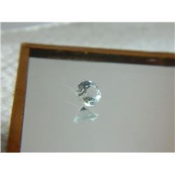 GEMSTONE - BABY BLUE TOPAZ - ROUND FACETED - 4.9 X 3.3mm