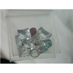 GEMSTONES - BAG OF ASSORTED FACETTED GEMSTONES